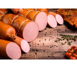 Колбасы варёные, ветчины