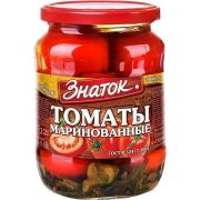Томаты маринованные Красные 680г 1*8 Знаток ЗН80