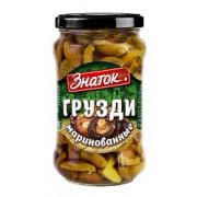 Грузди маринованные 280г 1*12 (ст/б) Знаток ЗН190