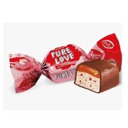 Pure Love со вкусом сливки с клубникой 500гр 1*10 Конфеты Конти