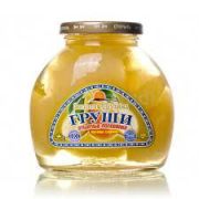 Груши половинки компот 580мл 1*12 ст/б Золотая Долина