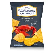 Картофель Московский хруст.со вкусом королевского краба 150гр 1*8/2601511