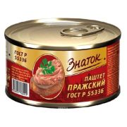 Паштет Пражский ГОСТ 230 гр (ключ) 1*24 Знаток ЗН24 бонус
