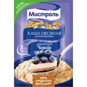 Каша овсяная Черничный Чизкейк 40г 1*25 МИСТРАЛЬ/15311