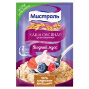 Каша овсяная Ягодный Мусс 40г 1*25 МИСТРАЛЬ/15312