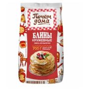 Смесь для выпечки Печем дома «Блины Кружевные» 700 г/4 уп в кор РП/2726858