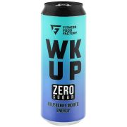 Тонизирующий безалк. напиток Fitness Food Factory WK UP Черничный мохито 450 мл. 1*12