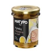 Тунец Магуро полосатый в соусе «Трюфель c сыром» с маслом 200г 1*6/24005