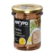 Тунец Магуро полосатый филе в соусе «Оливки - орегано» 200г  1*6/231231