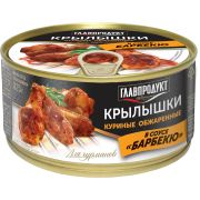 Крылышки куриные в соусе барбекю 325гр 1*12 Главпродукт 7145