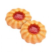 Курабье с малиновым джемом 1*3 Печенье А-90 Киров ТВ