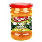 Лимоны протертые с сахаром 280г 1*12 (ст/б) Знаток ЗН94