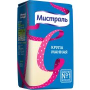 Манная крупа 800г 1*12 МИСТРАЛЬ/11302