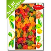 Мармелад жеват.фигурный «Тропические фрукты» 1*1кг. Азов