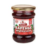 Варенье Клубничное 320 гр  1*12 (ст/б) Знаток ЗН300