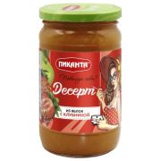 Десерт из яблок с клубникой 370гр 1*6 Пиканта