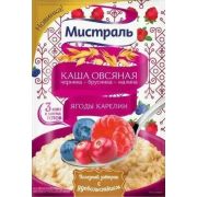 Каша овсяная Черника-брусника-малина (Ягоды Карелии) 40г 1*25 МИСТРАЛЬ/20976