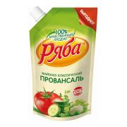 Классический провансаль майонез 50,5% 192гр дпд 1*28 ТМ Ряба