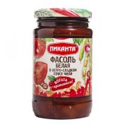 Фасоль белая в остро-сладком соусе чили 390гр ст/б 1*6 Пиканта