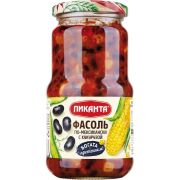 Фасоль по-мексикански с кукурузой 470гр. 1*6 Пиканта