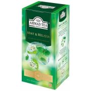 Чай «Ahmad Tea» Мята-Мелиса зелен. с ярл.конв. 25пак 1*12 2258