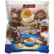Мини-маффины 465гр Бисквитки «Варен.сгущ» 1*8 Русский бисквит