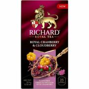 Чай Ричард Royal Cranberry & Cloudberry фрук.-трав.аром. 25пак 1*12 102659