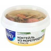 Коктейль из морепродуктов в масле 200гр 1*6 ББ 133-20848