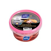 Морской коктейль из морепродуктов в масле 210гр 1*6 ББ 133-00227