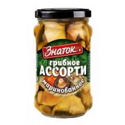 Ассорти грибное маринованное 280г 1*12 (ст/б) Знаток ЗН189