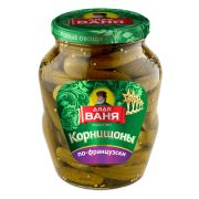 Огурцы корниш. По-Французски 680гр 1*8 Дядя Ваня