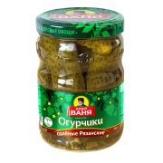 Огурцы соленые Рязанские 950гр 1*6 Дядя Ваня