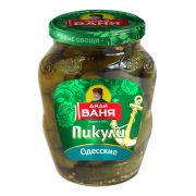 Огурчики Пикули Одесские 350г (370мл) 1*12 Дядя Ваня