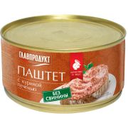 Паштет 315гр Нежный с куринной печенью 1*24 Главпродукт 7180