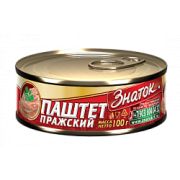 Паштет Пражский Премиум 100 гр (Ламистер) 1*20 Знаток ЗН30