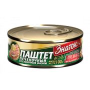 Паштет Со сливочным маслом Премиум 100 гр (Ламистер) 1*20 Знаток ЗН32