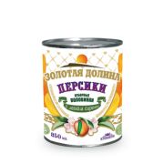 Персик половинки компот 850мл 1*12 пол.ж/б Золотая Долина