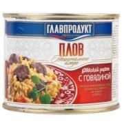 Плов с говядиной ТУ 500гр 1*12 Главпродукт 5955