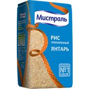 Рис Янтарь 900 г 1*12 МИСТРАЛЬ/10213