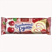 Рулет 300гр Вишневый 1*10 Русский бисквит