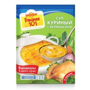 Суп Бакалея 101 Куриный с вермишелью 60г/25 уп в ш/б РП/2126652