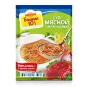 Суп Бакалея 101 Мясной с вермишелью 60г/25 уп в ш/б РП/2126658