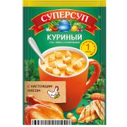 Суперсуп-пюре Суперсыт.момент. «Куриный с сухариками» 17г/20 уп в ш/б (диз. 2018 г) РП/2126671