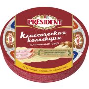 Сыр плавленый КРУГ «Классическая Коллекция» Президент 140г 45% 1*15