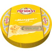 Сыр плавленый КРУГ «Мааздам» 140г 45% 1*15 Президент