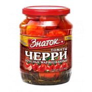 Томаты Черри маринованные 680г 1*8 Знаток ЗН81