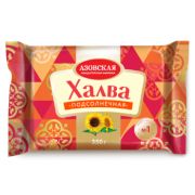 Халва подсолнечная 350гр ЦВЕТНАЯ 1*16 Азов