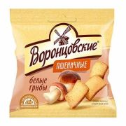 Воронцовские сухарики пшеничные со вкусом белых грибов (слайсы) 80 гр. 1*22/592106