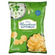 Картофель Московский хруст.со вкусом лука и сметаны 60гр 1*12/2601995