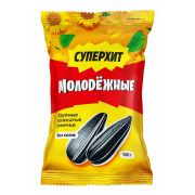 Семечки Молодёжные полосатые СУПЕРХИТ 100г 1*30шт Семечки от Мартина